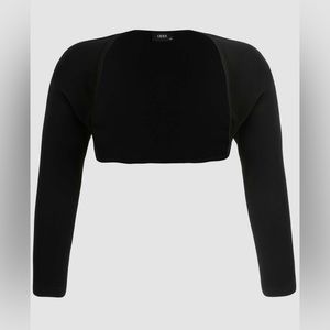 Cider Black Bolero Cardigan in Size 3XL